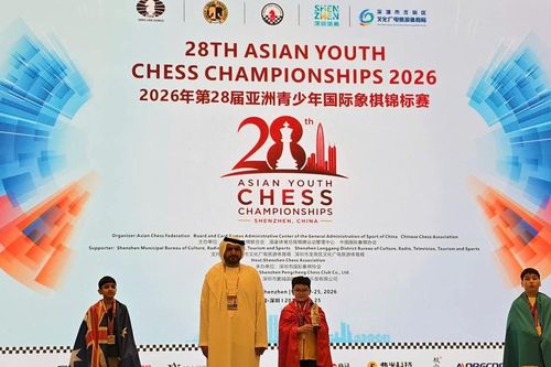 Hoàng Tấn Vinh giành 2 huy chương vàng cờ vua trẻ châu Á 2026