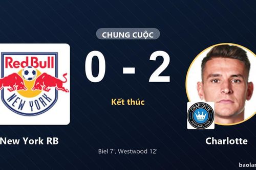 New York RB 0-2 Charlotte: Charlotte giành chiến thắng