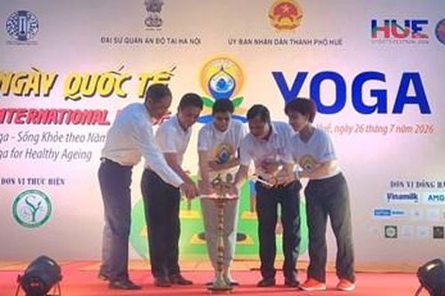 Trình diễn, thi Yoga tại Hue Sports Festival 2026