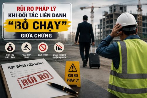 Rủi ro pháp lý khi đối tác liên danh bỏ cuộc giữa chừng