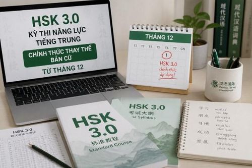 Kỳ thi năng lực tiếng Trung HSK 3.0 thay thế bản cũ từ tháng 12