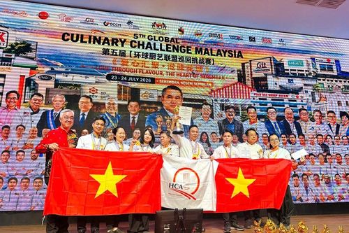 Global Culinary Challenge Malaysia (GCCM) 2026: Đội tuyển Hội Đầu bếp Hà Nội giành 37 huy chương, 9 cúp vàng