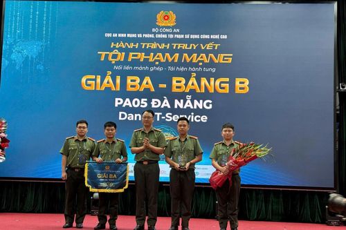 Phòng An ninh mạng Công an TP Đà Nẵng đạt Giải Ba vòng loại Cuộc thi Hành trình truy vết tội phạm mạng
