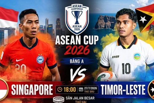 Nhận định Singapore vs Timor Leste, 18h00 ngày 27/7: 'Sư tử' gầm vang