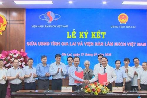 Tỉnh Gia Lai và Viện Hàn lâm Khoa học và Công nghệ Việt Nam hợp tác thúc đẩy đổi mới sáng tạo