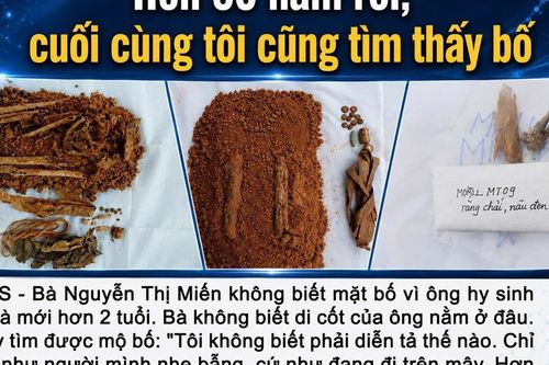 'Hơn 50 năm rồi, cuối cùng tôi cũng tìm thấy bố'