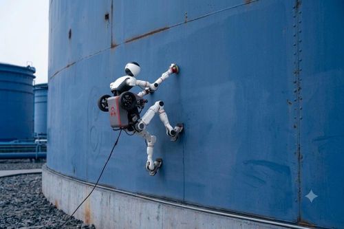 Robot làm việc trên cao thúc đẩy hiệu quả bảo trì tàu biển