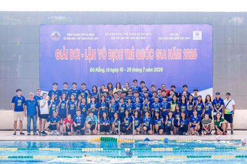 Giành 63 HCV, TP.HCM nhất toàn đoàn Giải bơi trẻ quốc gia 2026