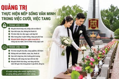 Quảng Trị khuyến khích cô dâu, chú rể dâng hoa tại nghĩa trang liệt sĩ, làm từ thiện trong ngày cưới