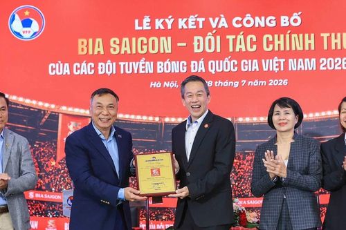 Liên đoàn Bóng đá Việt Nam nâng tầm quan hệ hợp tác chiến lược với SABECO
