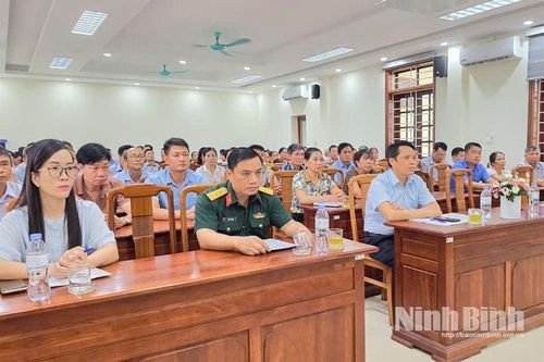 Tuyên truyền, triển khai 'Chiến dịch 500 ngày đêm đẩy mạnh thực hiện tìm kiếm, quy tập và xác định danh tính hài cốt liệt sĩ' tại xã Yên Khánh