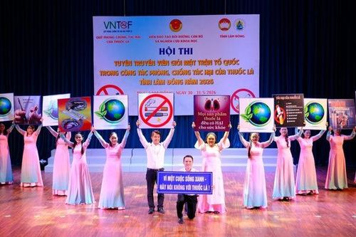 Lâm Đồng đẩy mạnh công tác tuyên truyền về những tác hại của thuốc lá
