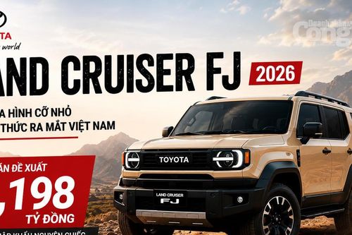 Toyota Land Cruiser FJ ra mắt thị trường Việt Nam, giá từ 1,198 tỷ đồng