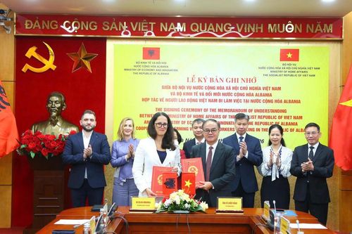 Ký kết hợp tác đưa người lao động Việt Nam đi làm việc tại Albania