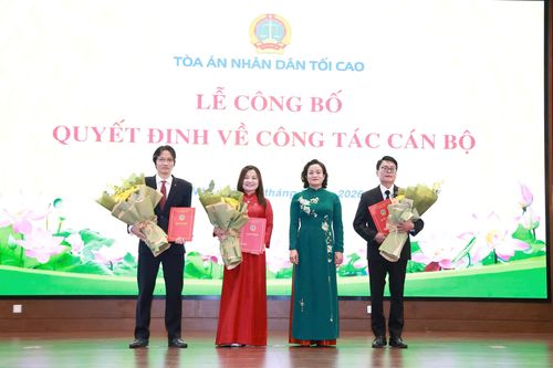 Công bố lãnh đạo Tạp chí Tòa án nhân dân và Báo Công lý