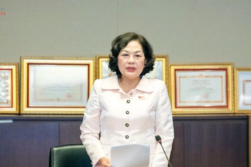 Phó Chủ tịch Quốc hội Nguyễn Thị Hồng chủ trì cuộc làm việc về thực hiện Nghị quyết số 222/2025/QH15 của Quốc hội