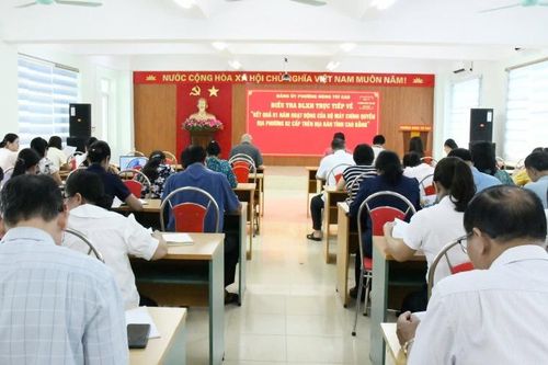 Đảng ủy phường Nùng Trí Cao điều tra dư luận xã hội trực tiếp về hoạt động của bộ máy chính quyền địa phương 2 cấp