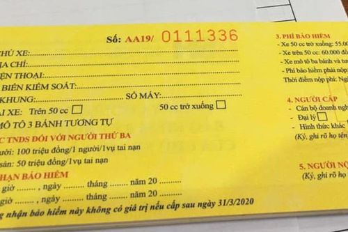 Đây là các loại giấy tờ bắt buộc phải có nếu muốn lấy tiền bồi thường bảo hiểm xe máy