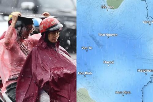 Dự báo từ mai sẽ có mưa kéo dài trong nhiều ngày ở Hà Nội