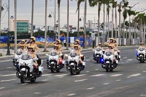 Công an TP Đà Nẵng phân luồng giao thông phục vụ Hội thao Công an nhân dân năm 2026