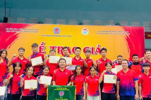 Đà Nẵng giành 9 huy chương tại Giải vô địch trẻ Kickboxing toàn quốc