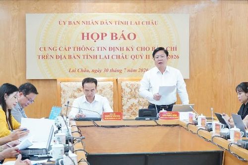 Họp báo cung cấp thông tin định kỳ cho báo chí quý II năm 2026