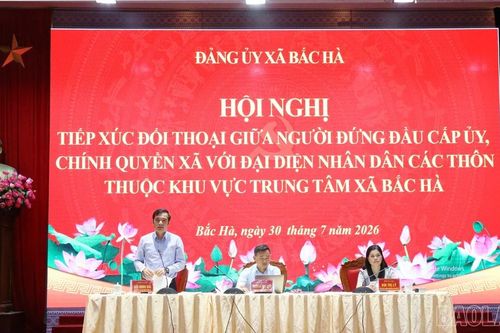 Bắc Hà đối thoại với Nhân dân, tập trung tháo gỡ khó khăn trong phát triển kinh tế - xã hội