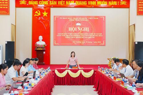 Giám sát việc thực hiện dân chủ ở cơ sở gắn với trách nhiệm người đứng đầu tại xã Đức Lương