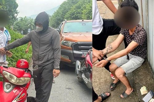 Công an xã Ba Vì bắt giữ hai đối tượng tàng trữ ma túy