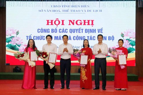 Điện Biên kiện toàn tổ chức bộ máy Sở Văn hóa, Thể thao và Du lịch