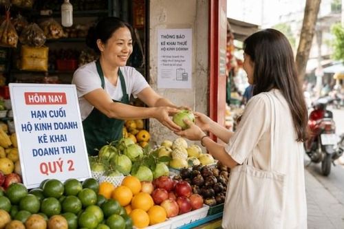 Hộ kinh doanh 'chạy nước rút' kê khai doanh thu quý 2