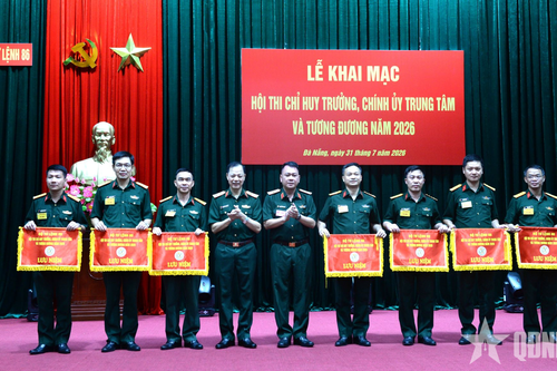 Bộ tư lệnh 86 khai mạc hội thi chỉ huy trưởng, chính ủy trung tâm