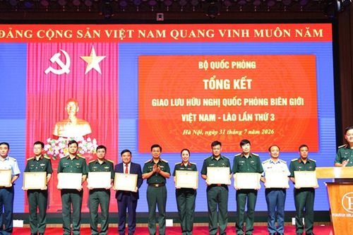 Lãnh đạo tỉnh Nghệ An dự hội nghị tổng kết giao lưu hữu nghị Quốc phòng biên giới Việt-Lào lần thứ 3