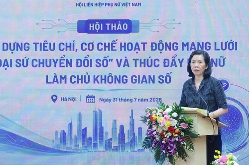 Mạng lưới 'Đại sứ Chuyển đổi số': Lực lượng nòng cốt giúp phụ nữ thu hẹp khoảng cách số và tự tin hội nhập