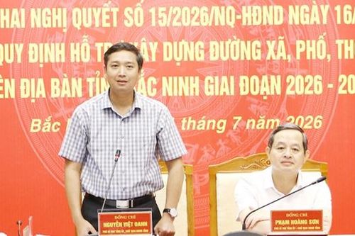 Bắc Ninh: Khẩn trương triển khai Nghị quyết hỗ trợ xây dựng đường xã, phố, thôn, ngõ, ngách