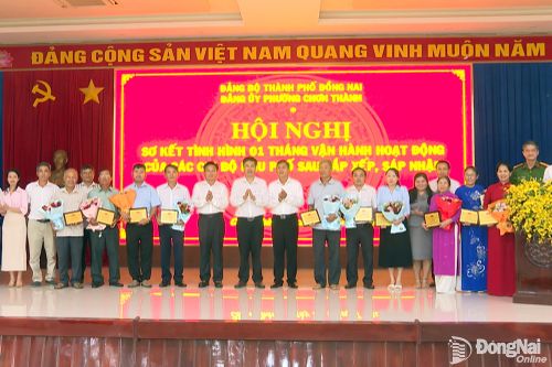 Chơn Thành: Sơ kết 1 tháng hoạt động các chi bộ khu phố sau sắp xếp, sáp nhập