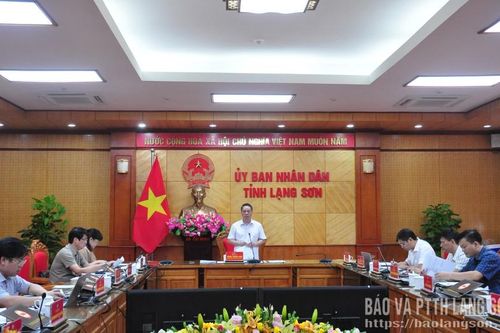 Họp Ban Tổ chức Lễ tôn vinh và Hội đồng xét tôn vinh danh hiệu 'Doanh nhân, doanh nghiệp tiêu biểu tỉnh Lạng Sơn' lần thứ V năm 2026