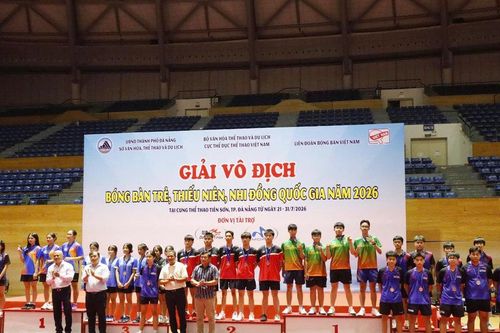 Lâm Đồng giành nhiều huy chương tại Giải vô địch bóng bàn trẻ quốc gia 2026