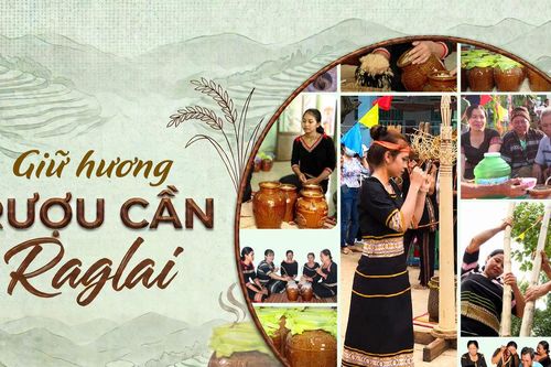 Giữ hương rượu cần Raglai