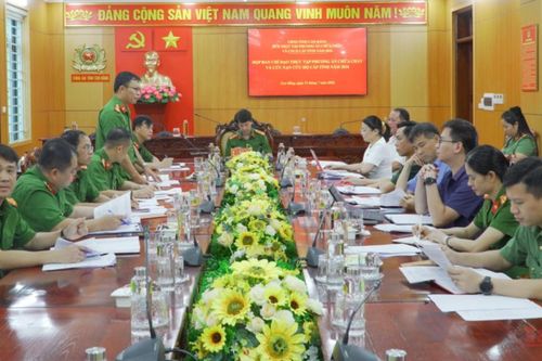 Họp Ban Chỉ đạo thực tập phương án chữa cháy và cứu nạn, cứu hộ cấp tỉnh