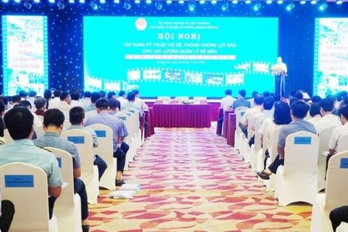 Quảng Trị: Tập huấn kỹ thuật hộ đê, phòng, chống lụt bão cho lực lượng chuyên trách