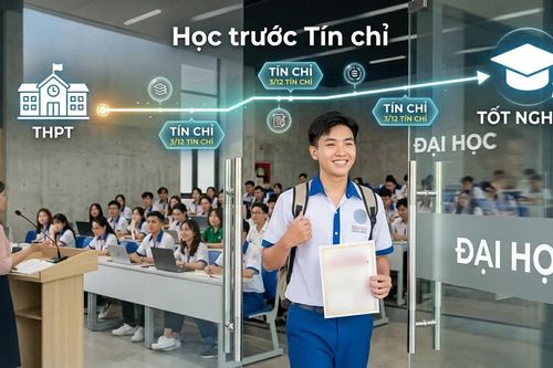 Từ 15/8, học sinh được miễn thi tốt nghiệp THPT có thể học trước tín chỉ đại học