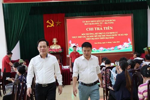 Chi trả minh bạch, đồng thuận cao trong giải phóng mặt bằng tại Bạch Đa, Tam Hưng