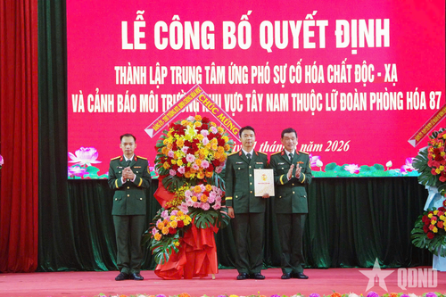 Thành lập Trung tâm Ứng phó sự cố hóa chất độc - xạ và cảnh báo môi trường khu vực Tây Nam
