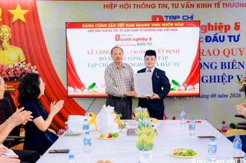 Nhà báo Đào Bình giữ chức Tổng Biên tập Tạp chí Doanh nghiệp và Đầu tư