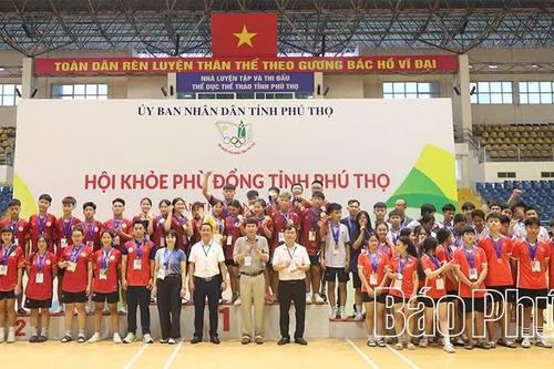 Hoàn thành giai đoạn I Hội khỏe Phù Đổng tỉnh Phú Thọ lần thứ I năm 2026 tại cụm Việt Trì