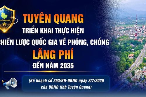 Tuyên Quang triển khai thực hiện chiến lược quốc gia về phòng, chống lãng phí đến năm 2035