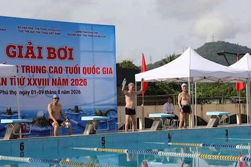 Khai mạc Giải Bơi truyền thống trung, cao tuổi quốc gia lần thứ 28 năm 2026