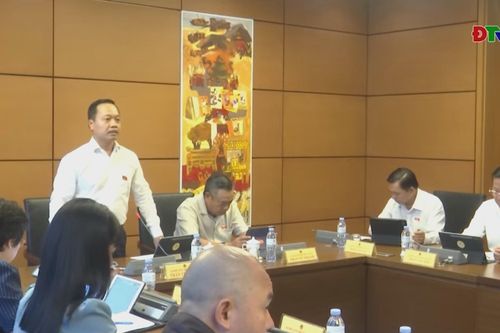 Đoàn ĐBQH tỉnh tham gia góp ý hoàn thiện các dự án luật