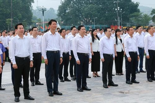 Lào Cai tổ chức Lễ chào cờ cấp tỉnh tháng 8: Khơi dậy tinh thần yêu nước, củng cố niềm tin, quyết tâm thực hiện thắng lợi nhiệm vụ chính trị